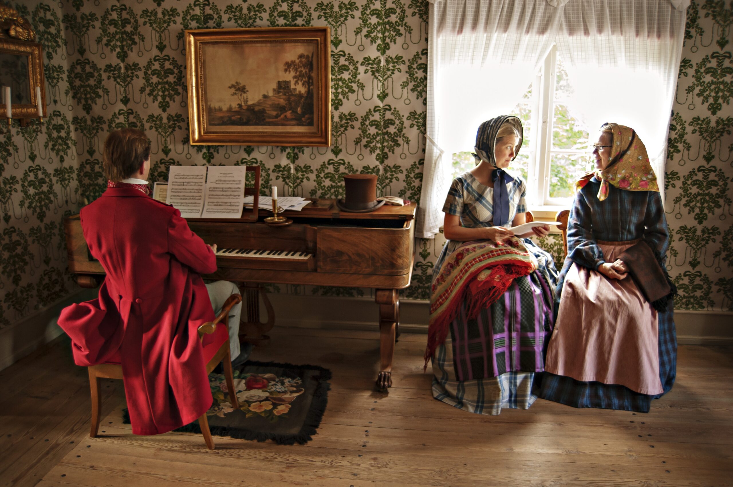 Boktryckarbostaden, Skansen