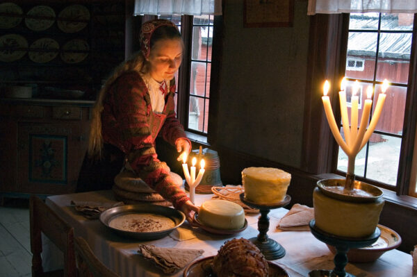 Julbord i Delsbogården, Skansen Foto: Marie Andersson