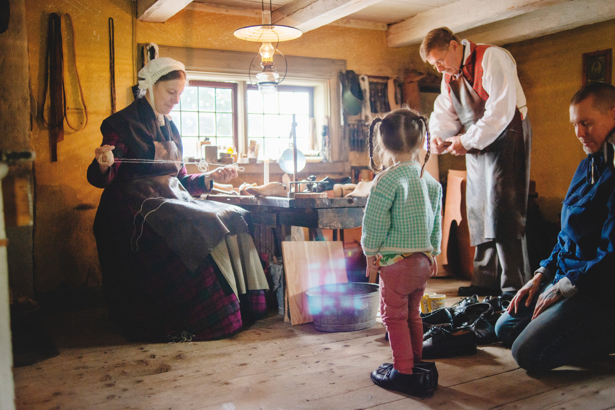 Shoe maker's workshop at Skansen