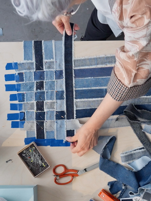 Textilåterbruk i jeans av Bea Szenfeld