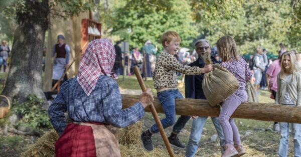 Games at the autumn market