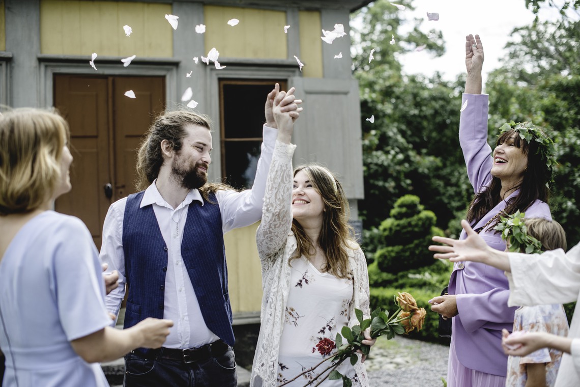 Drop in-bröllop på Skansen