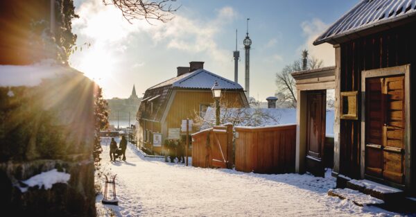 Skansen during winter