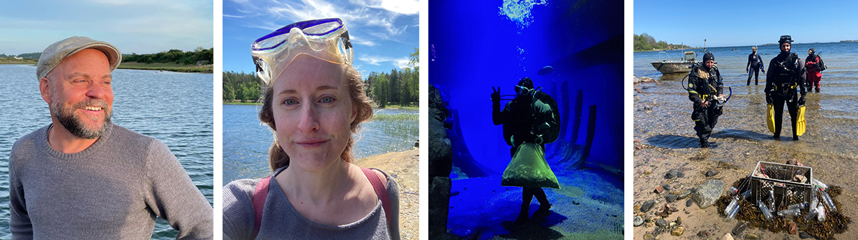 Gustaf Almqvist,, Elisabeth Lundmark, yrkesdykare