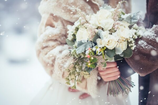 Winter wedding at Skansen