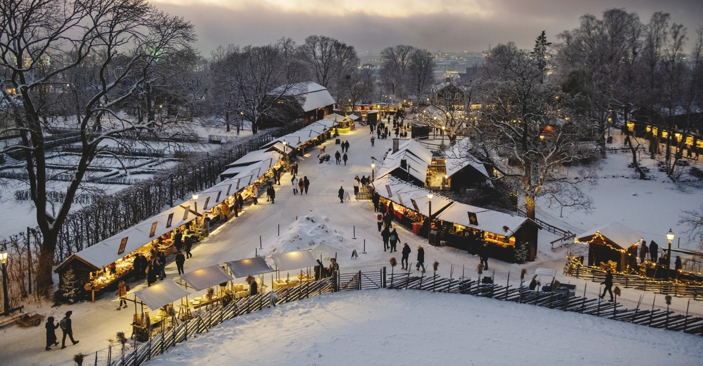 Utsikt över julmarknadenheader