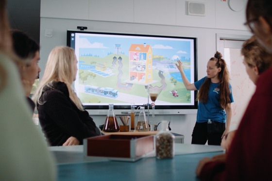 lektion på baltic sea science center