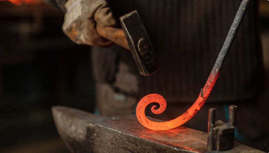 Blacksmithing in the Smithy