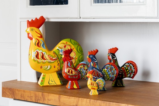 Dalatuppar i olika färger