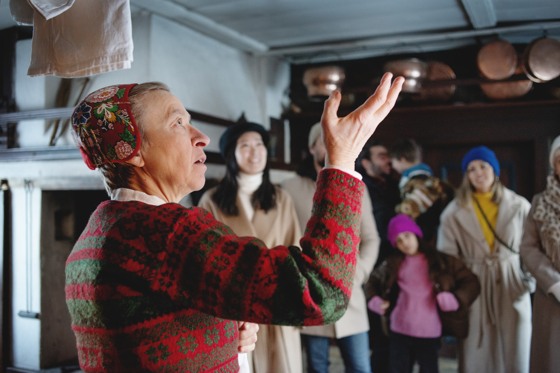 Jul i Delsbogården med gäster