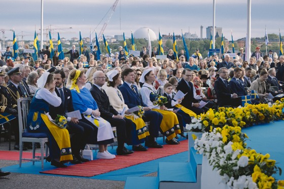 Nationaldagsfirande vid Sollidenscenen