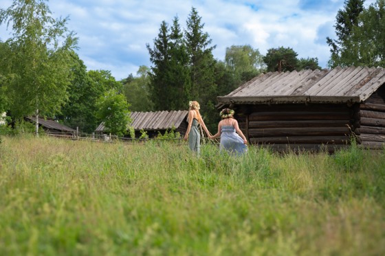 Midsommarstämning på Skansen