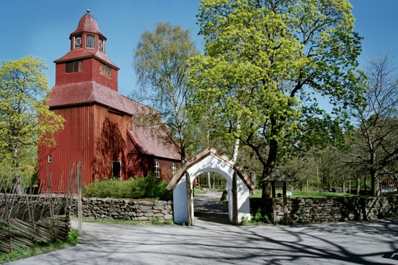 Seglora church at Skansen
